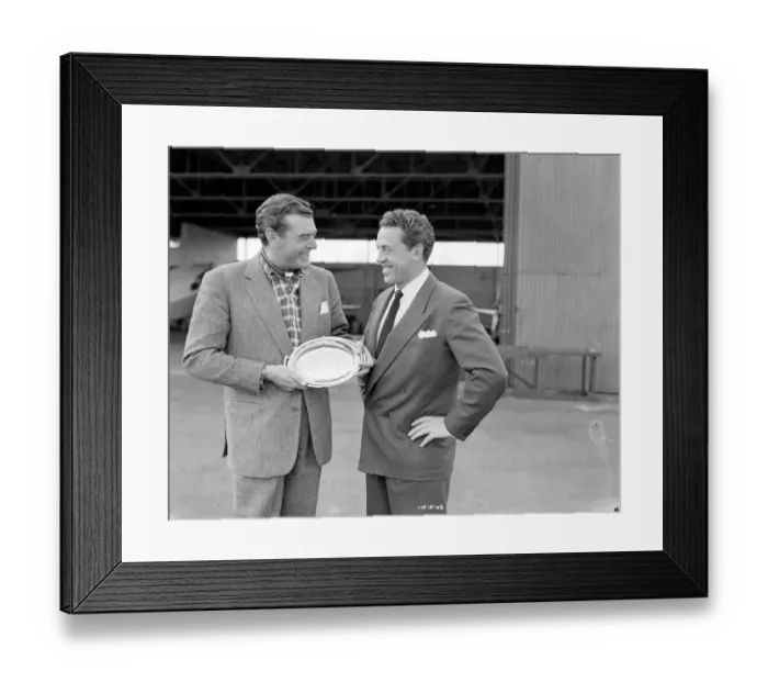 Framed Print : mns1957 bw neg pub 043 Framed Print : mns1957 bw neg pub 043
