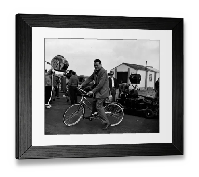 Framed Print : mns1957 bw neg pub 048 Framed Print : mns1957 bw neg pub 048