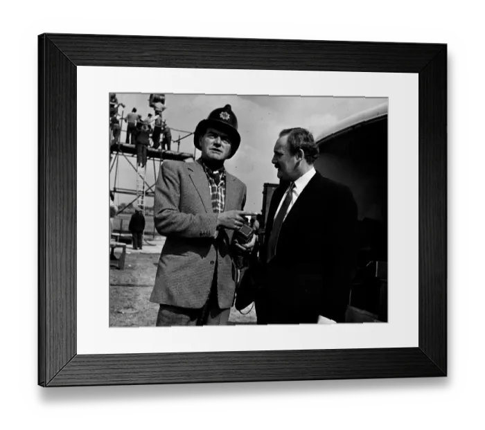 Framed Print : mns1957 bw neg pub 050 Framed Print : mns1957 bw neg pub 050
