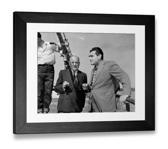 Framed Print : mns1957 bw neg pub 051 Framed Print : mns1957 bw neg pub 051
