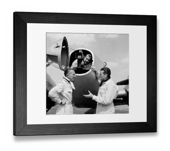 Framed Print : mns1957 bw neg pub 056 Framed Print : mns1957 bw neg pub 056