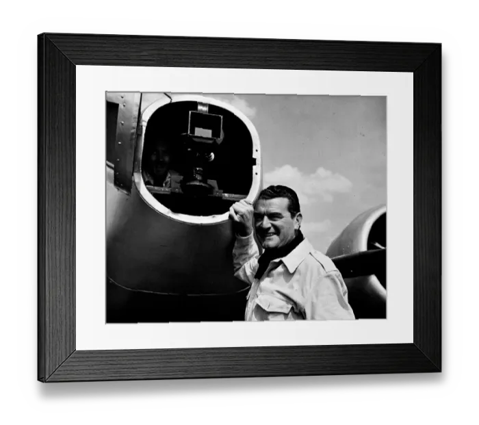 Framed Print : mns1957 bw neg pub 057 Framed Print : mns1957 bw neg pub 057