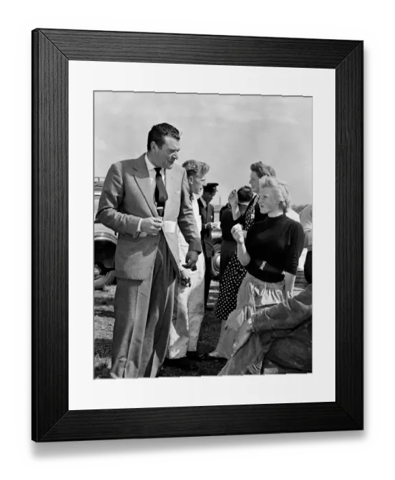 Framed Print : mns1957 bw neg pub 058 Framed Print : mns1957 bw neg pub 058