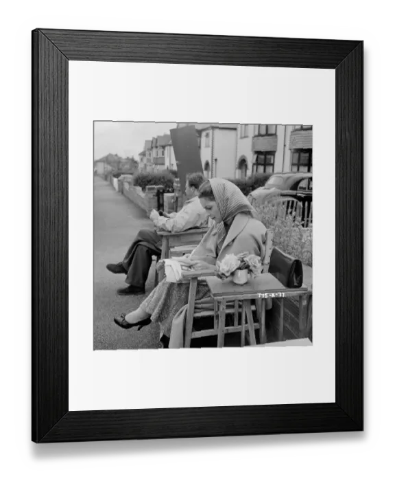Framed Print : mns1957 bw neg pub 077 Framed Print : mns1957 bw neg pub 077