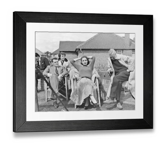 Framed Print : mns1957 bw neg pub 083 Framed Print : mns1957 bw neg pub 083