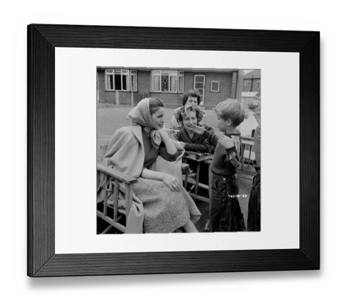 Framed Print : mns1957 bw neg pub 087 Framed Print : mns1957 bw neg pub 087