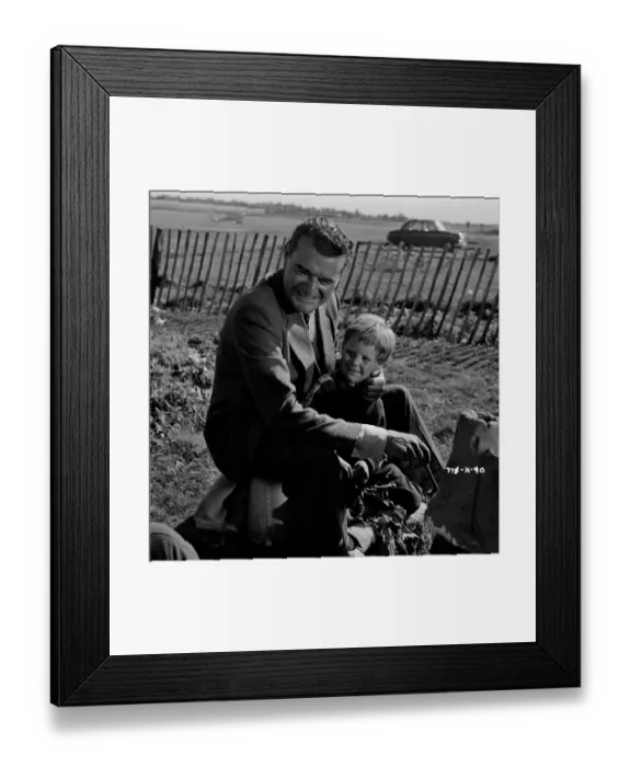 Framed Print : mns1957 bw neg pub 090 Framed Print : mns1957 bw neg pub 090