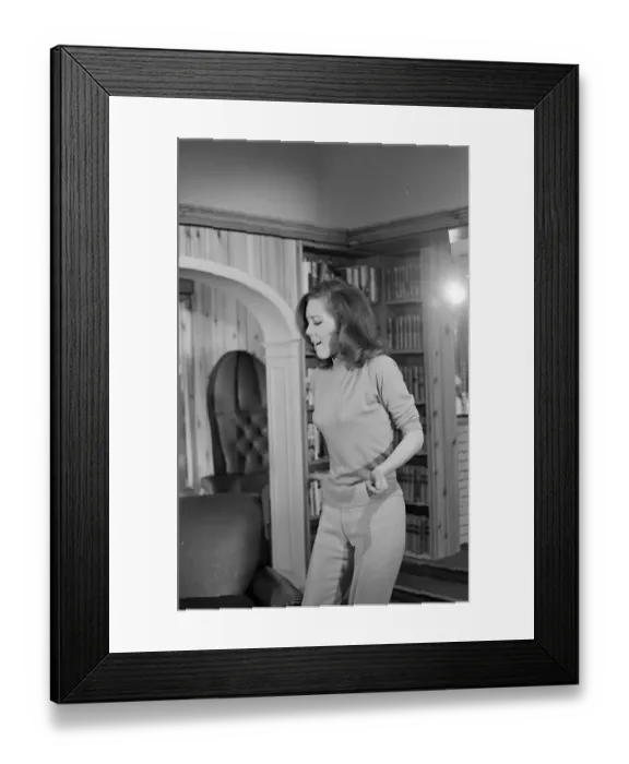 Framed Print : ave5 whw bw neg 001