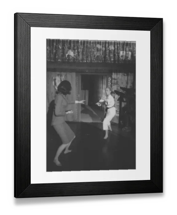 Framed Print : ave4 cyb bw pri 001