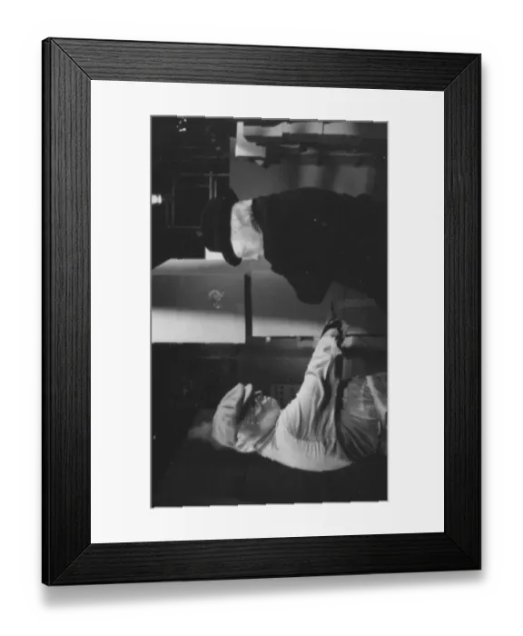 Framed Print : ave4 cyb bw pri 006