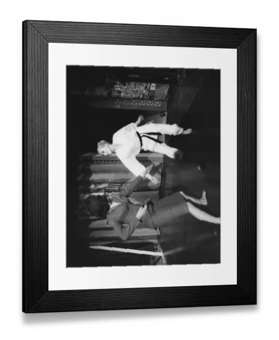 Framed Print : ave4 cyb bw pri 007