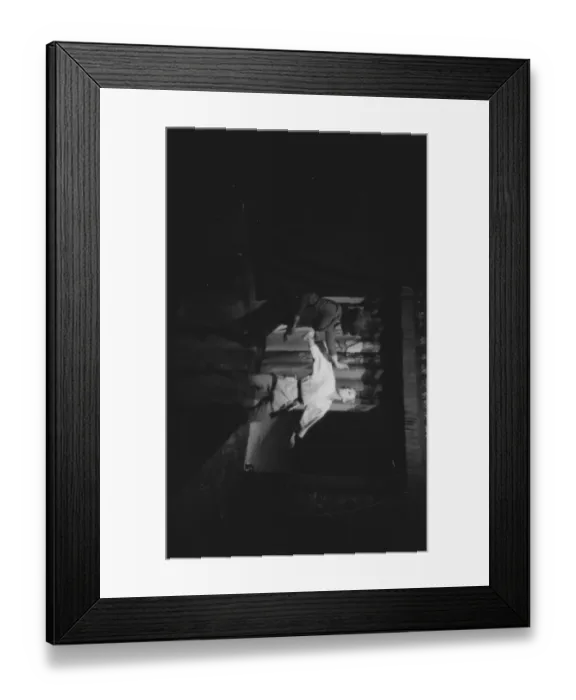 Framed Print : ave4 cyb bw pri 008