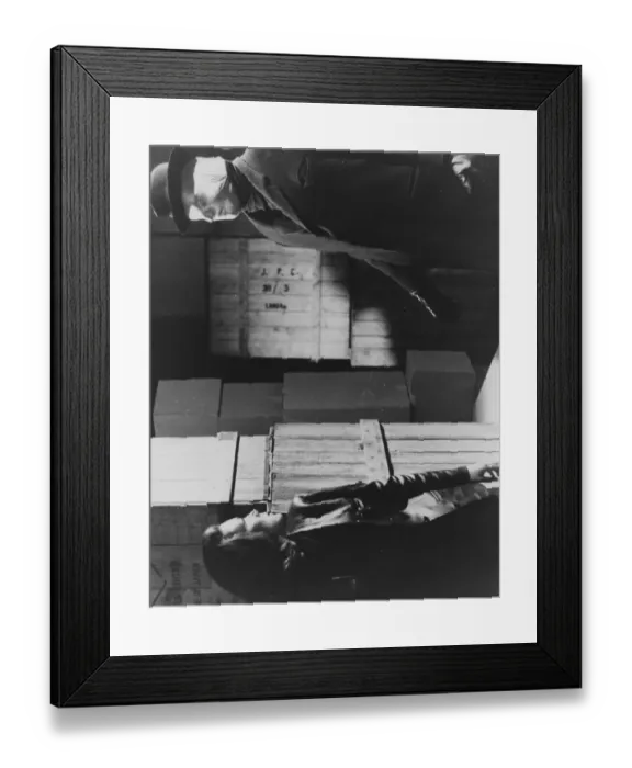 Framed Print : ave4 cyb bw pri 011