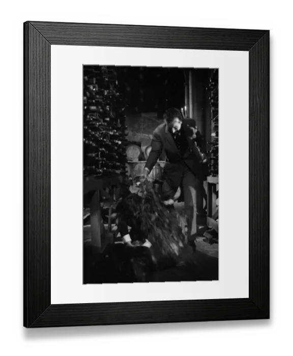 Framed Print : ave4 ddn bw neg 005