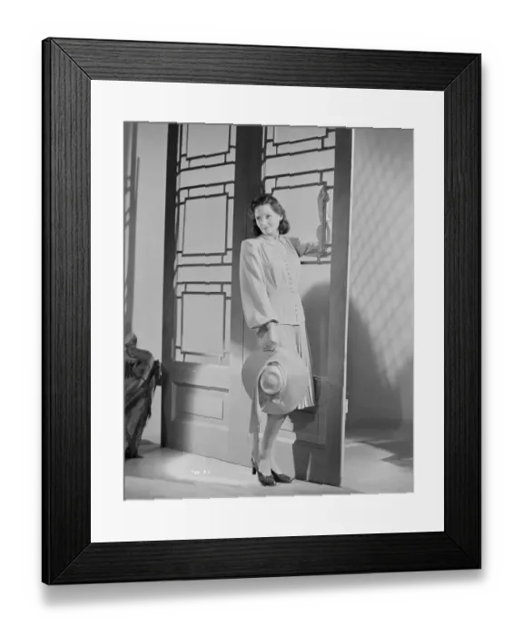 Framed Print : wen1942 bw neg por 001 Framed Print : wen1942 bw neg por 001