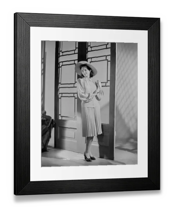 Framed Print : wen1942 bw neg por 002 Framed Print : wen1942 bw neg por 002