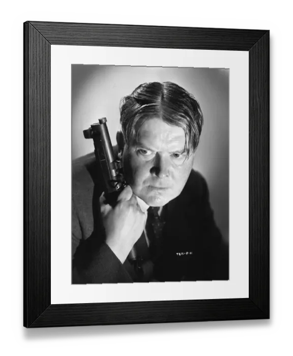 Framed Print : wen1942 bw neg por 008 Framed Print : wen1942 bw neg por 008