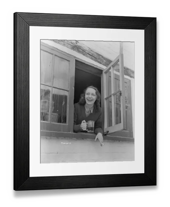 Framed Print : wen1942 bw neg por 059 Framed Print : wen1942 bw neg por 059