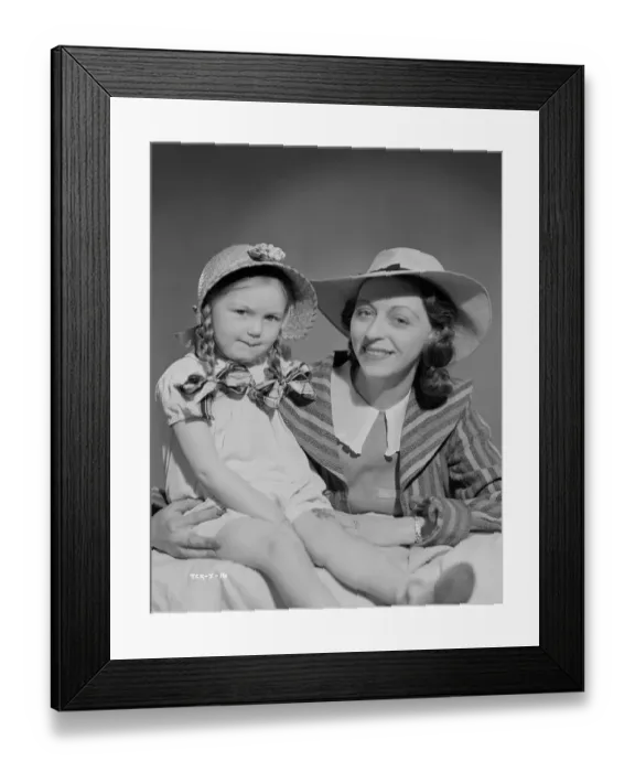 Framed Print : wen1942 bw neg por 064 Framed Print : wen1942 bw neg por 064
