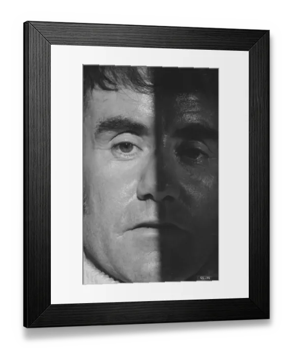 Framed Print : frg1971 bw pri 019
