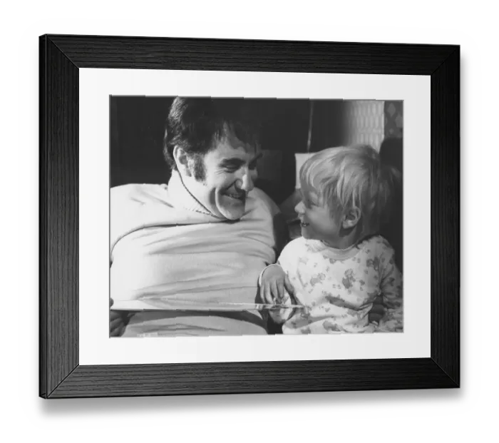 Framed Print : frg1971 bw pri 069