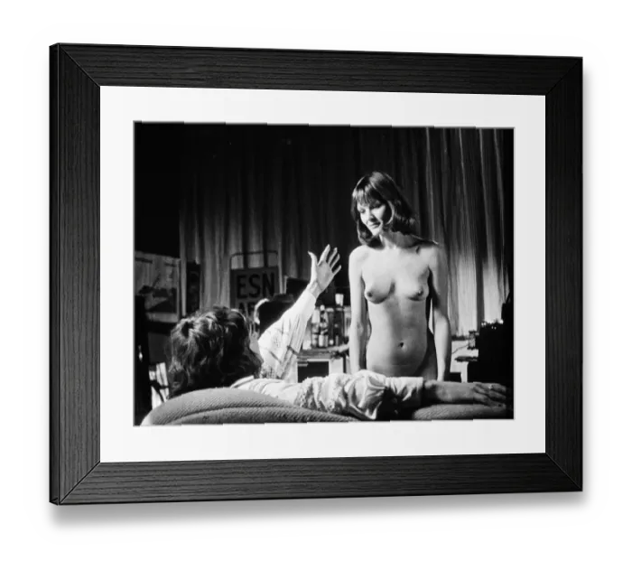 Framed Print : fin1973 bw neg 032