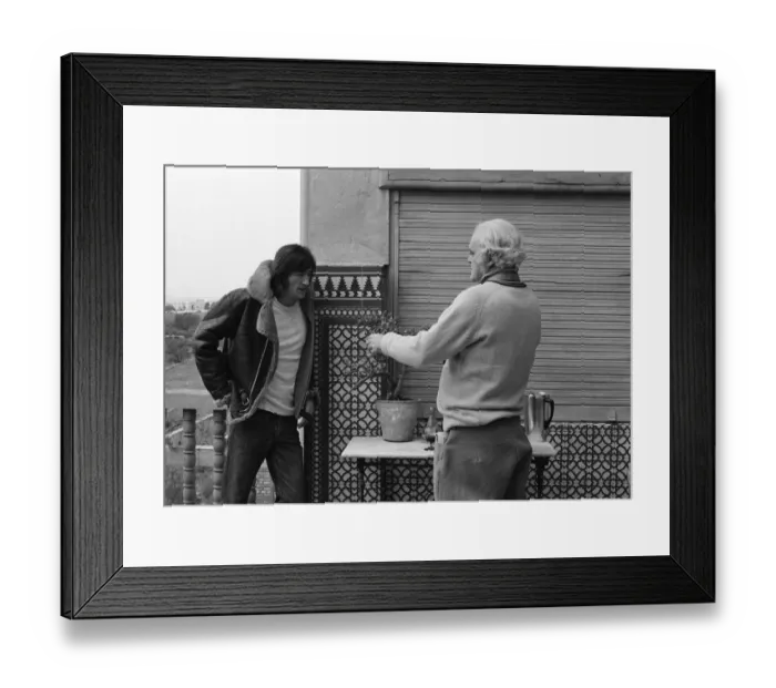 Framed Print : fin1973 bw neg 035 Framed Print : fin1973 bw neg 035