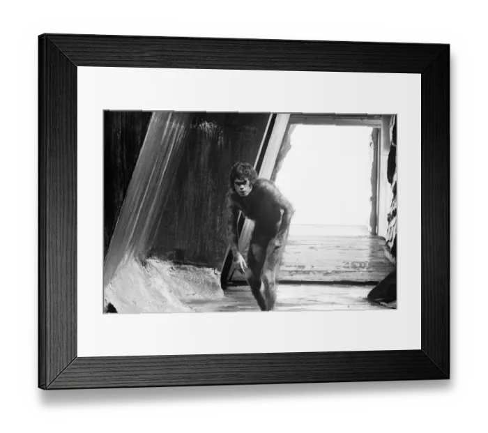 Framed Print : fin1973 bw neg 060