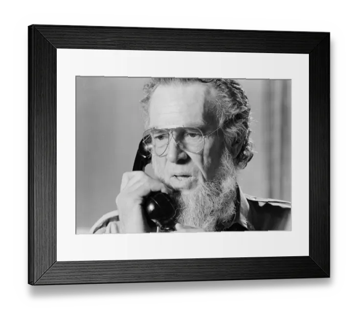 Framed Print : fin1973 bw neg 076