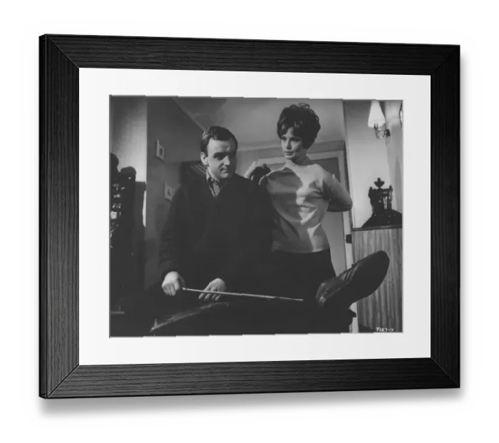 Framed Print : den1959 bw pri 003