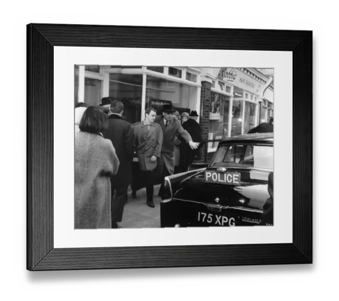 Framed Print : den1959 bw pri 006