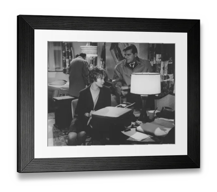 Framed Print : den1959 bw pri 010 Framed Print : den1959 bw pri 010