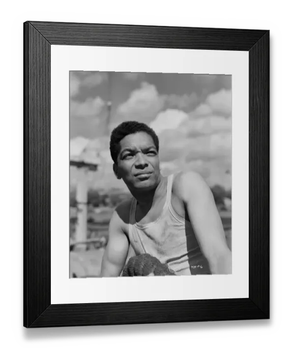 Framed Print : poo1951 bw neg 003