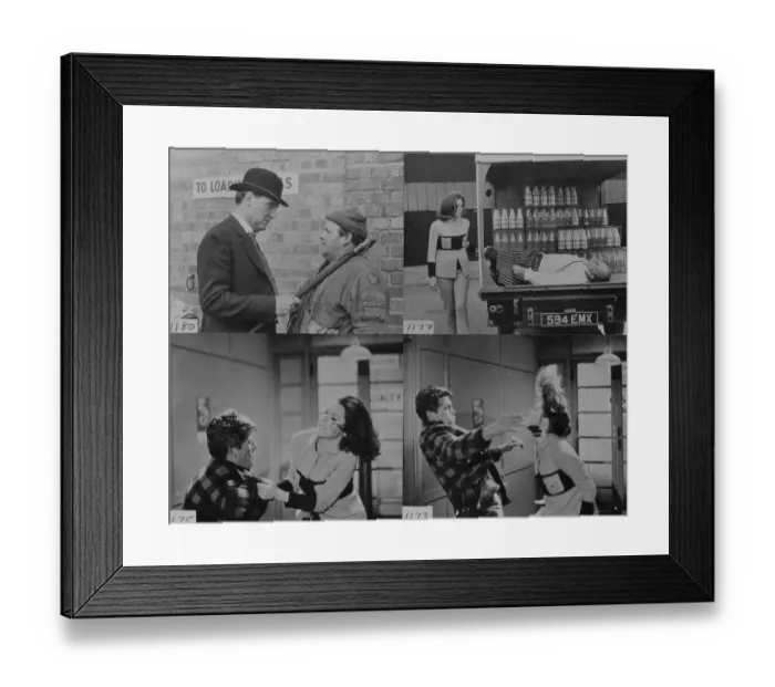 Framed Print : ave4 hnw bw neg 010 Framed Print : ave4 hnw bw neg 010