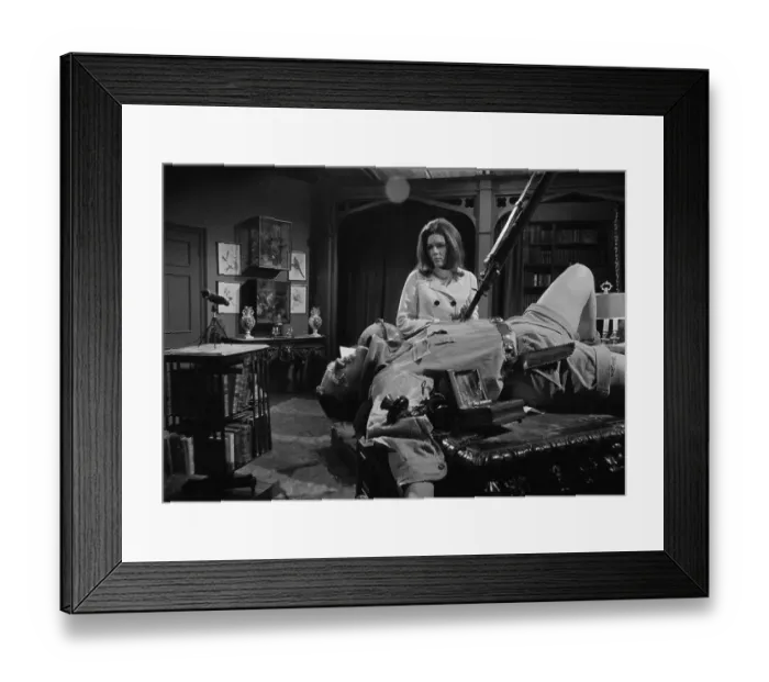 Framed Print : ave4 hjb bw neg 002