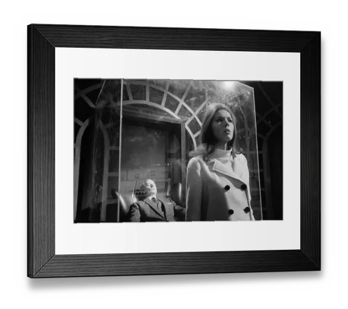 Framed Print : ave4 hjb bw neg 001