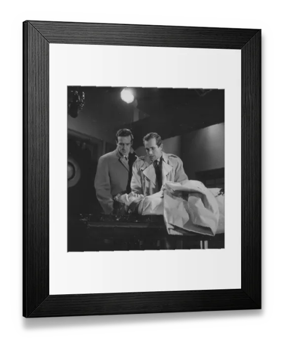 Framed Print : ave1 dow bw neg 003