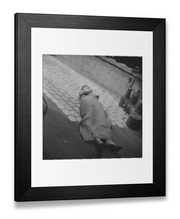 Framed Print : ave1 dow bw neg 005 Framed Print : ave1 dow bw neg 005