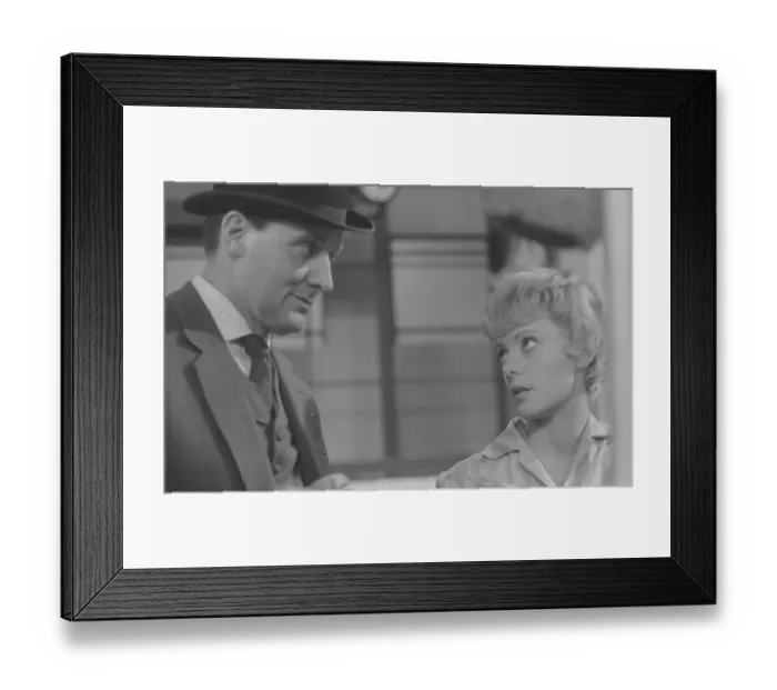 Framed Print : ave1 dos bw neg 001