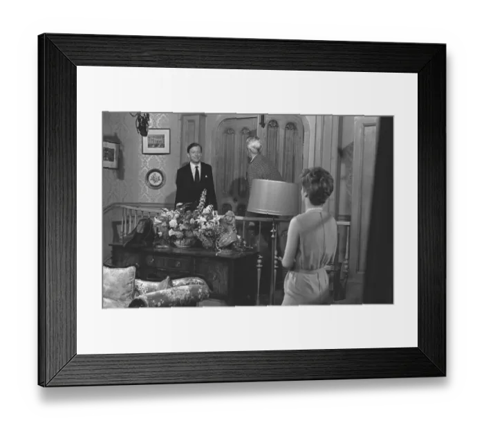Framed Print : ave1 ktk bw neg 001