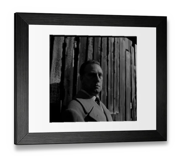 Framed Print : ave1 bw tof neg 003