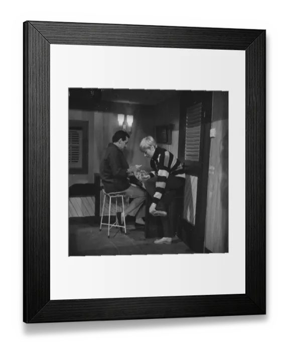 Framed Print : ave2 cof bw pri 002