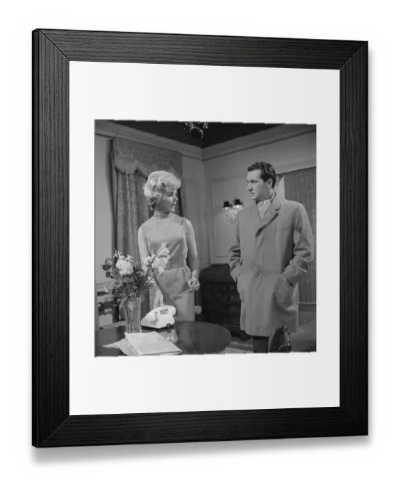 Framed Print : ave2 int bw neg 012