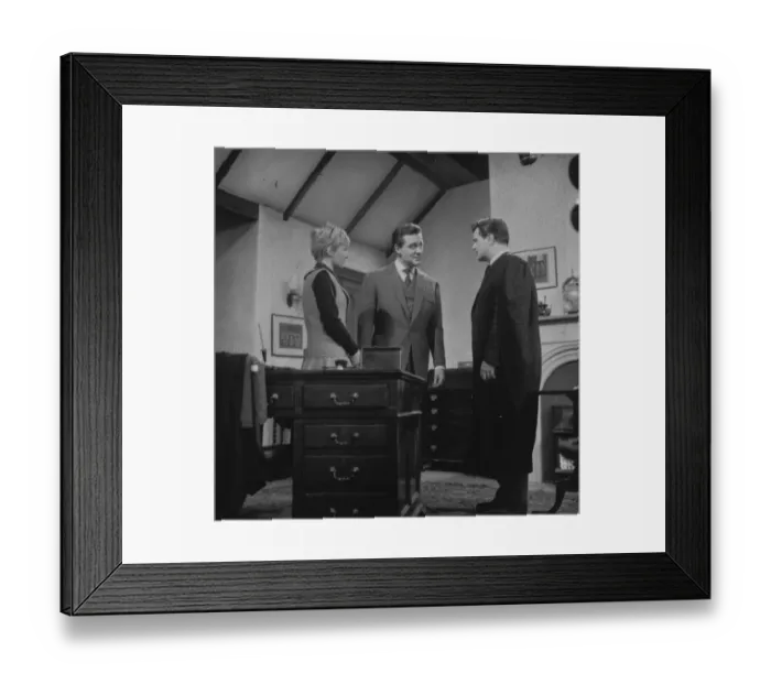 Framed Print : ave2 sft bw neg 005