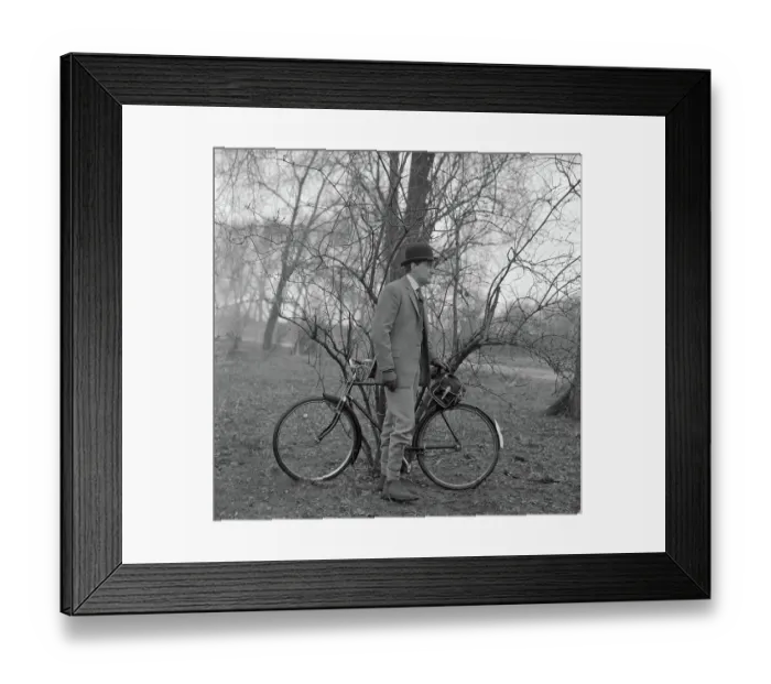 Framed Print : ave3 bfm bw neg 030