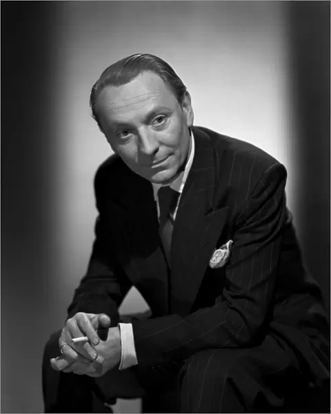 A portrait of William Hartnell