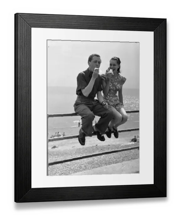 Framed Print : Brighton Rock (1947) publicity Framed Print : Brighton Rock (1947) publicity