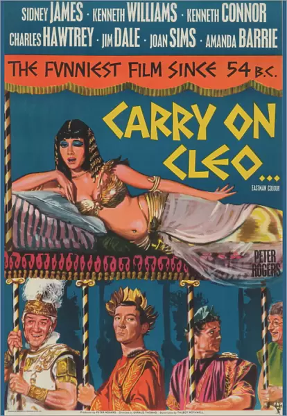 One sheet UK poster artwork for Carry On Cleo (1965)