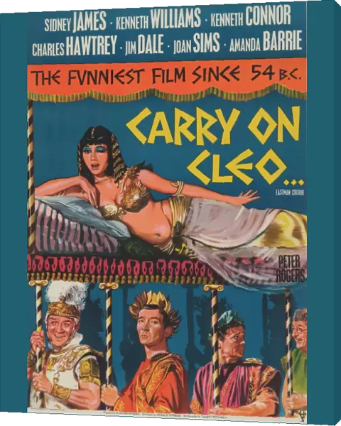 One sheet UK poster artwork for Carry On Cleo (1965)