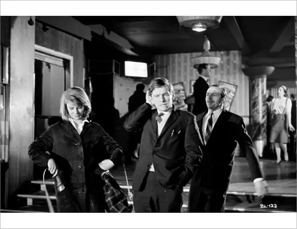 A group shot from dance hall scene in Billy Liar (1963)